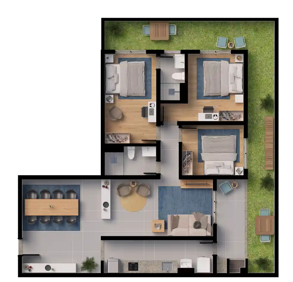Planta Apartamento 102