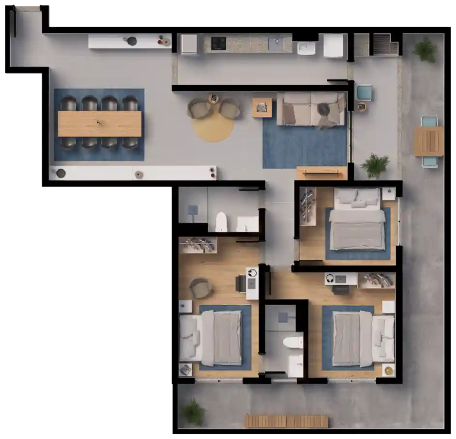 Planta Apartamento 103