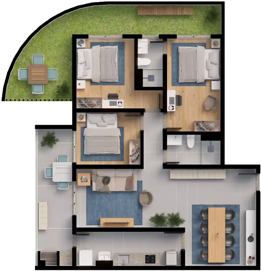 Planta Apartamento 106
